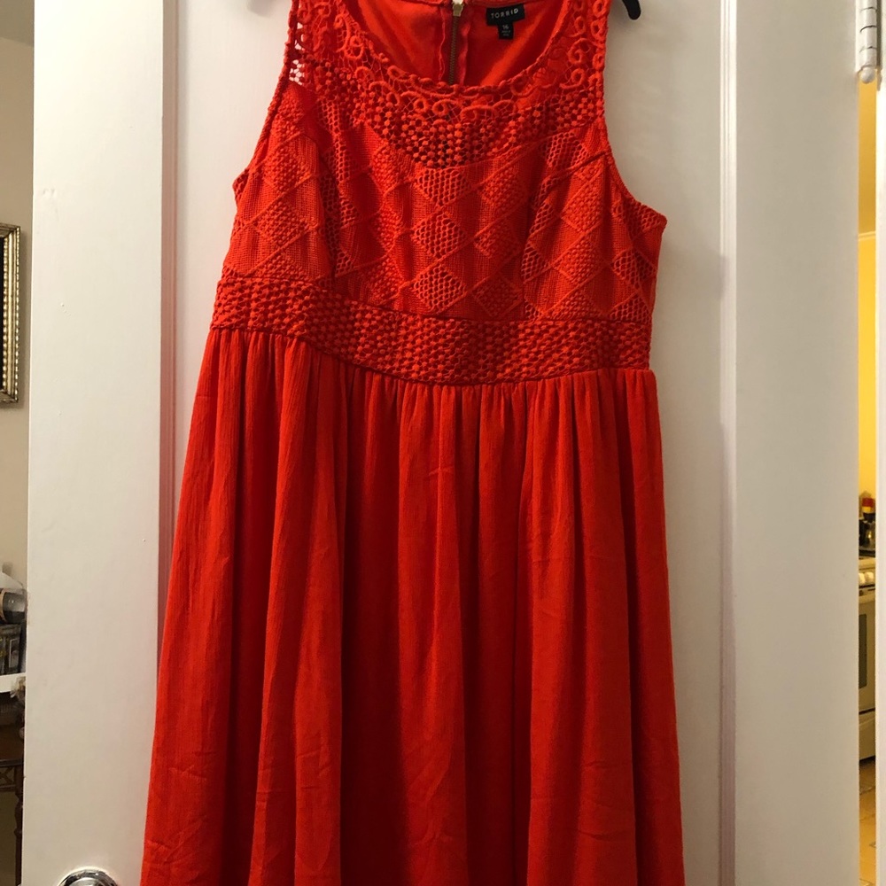 Torrid Plus Size Size 16 Red Valentines Dress - Picture 4 of 6